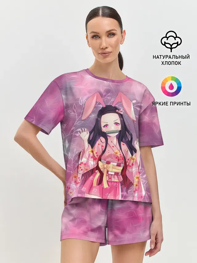 Женская пижама с шортами