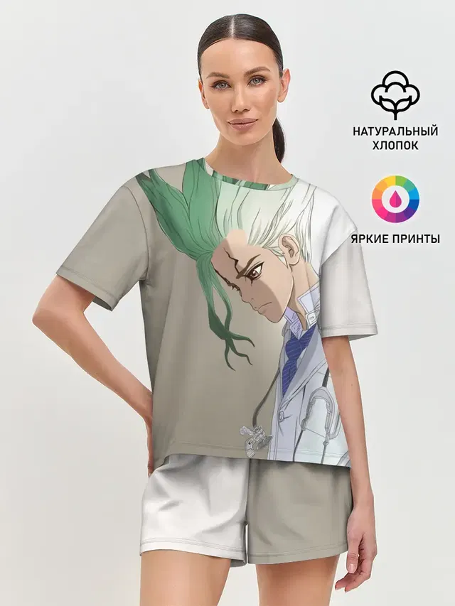 Женская пижама с шортами