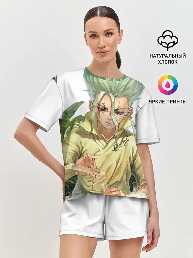 Женская пижама с шортами
