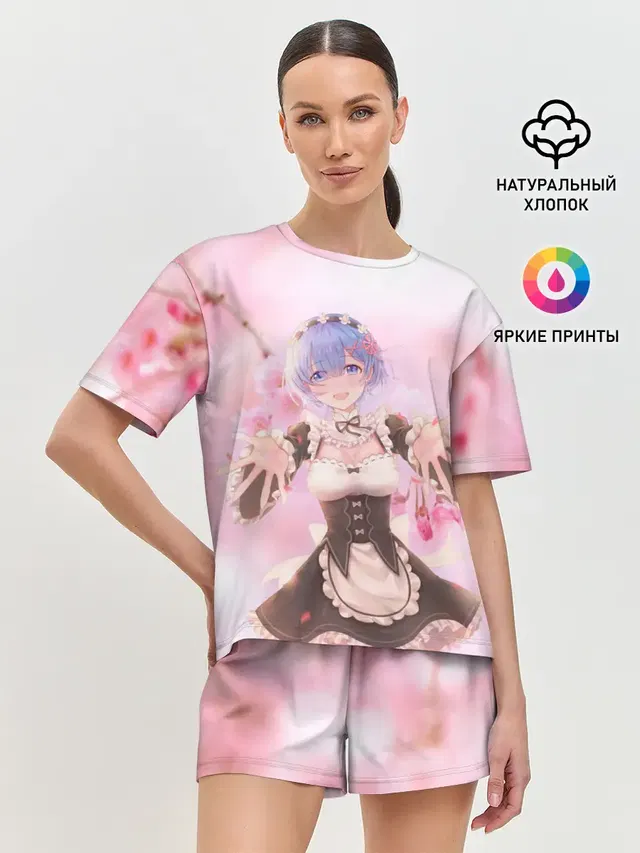 Женская пижама с шортами