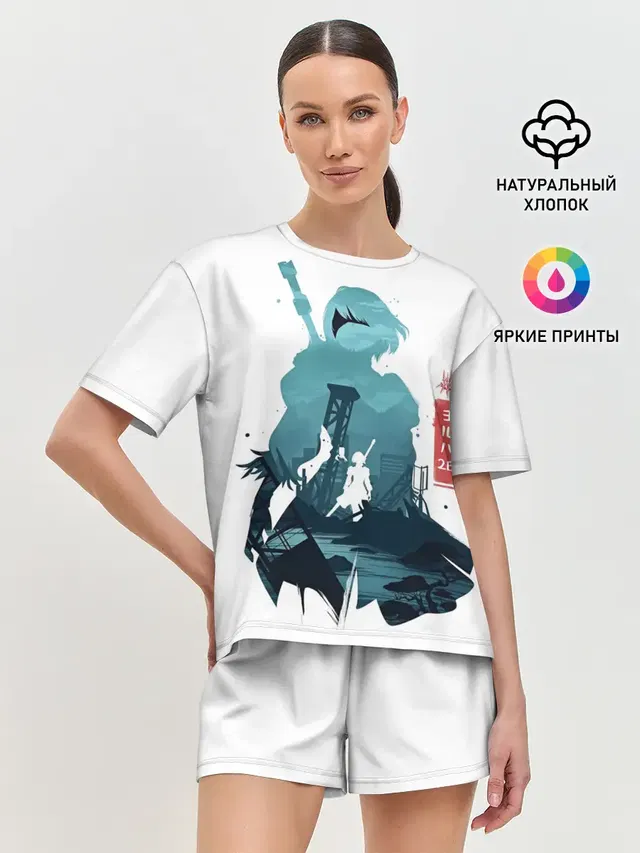 Женская пижама с шортами