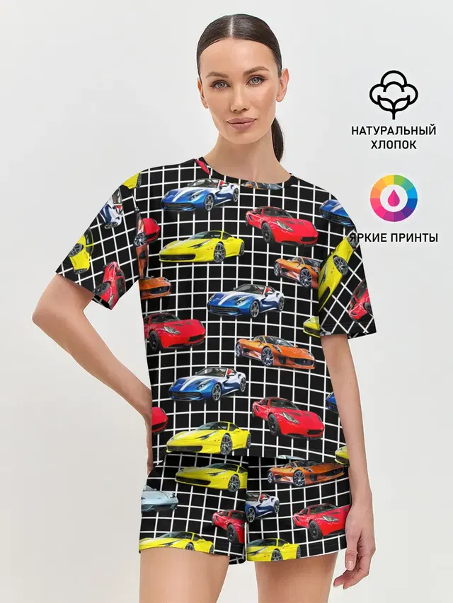 Женская пижама с шортами