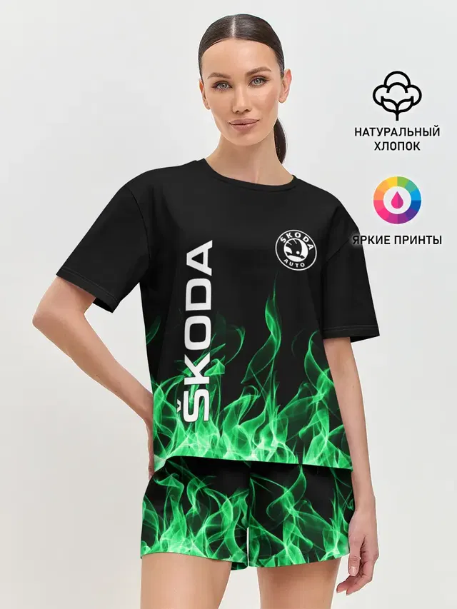 Женская пижама с шортами