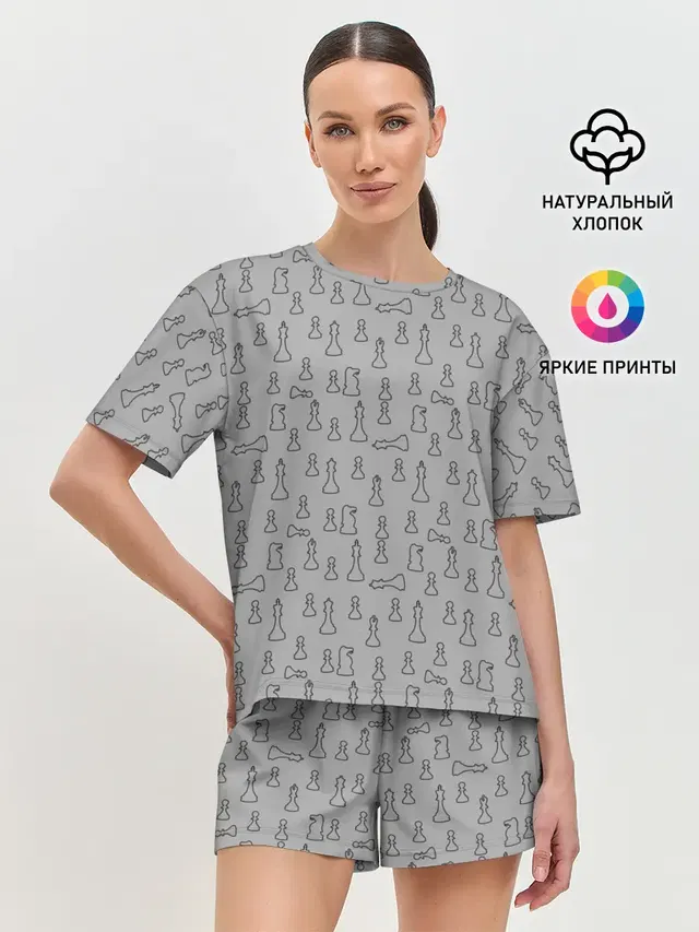 Женская пижама с шортами