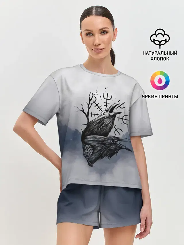 Женская пижама с шортами