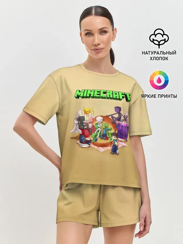 Женская пижама с шортами