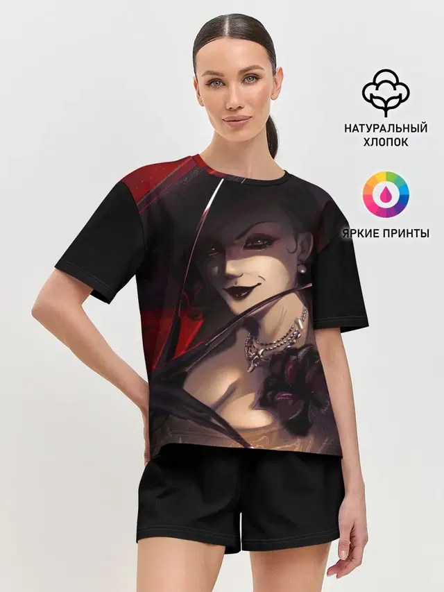 Женская пижама с шортами