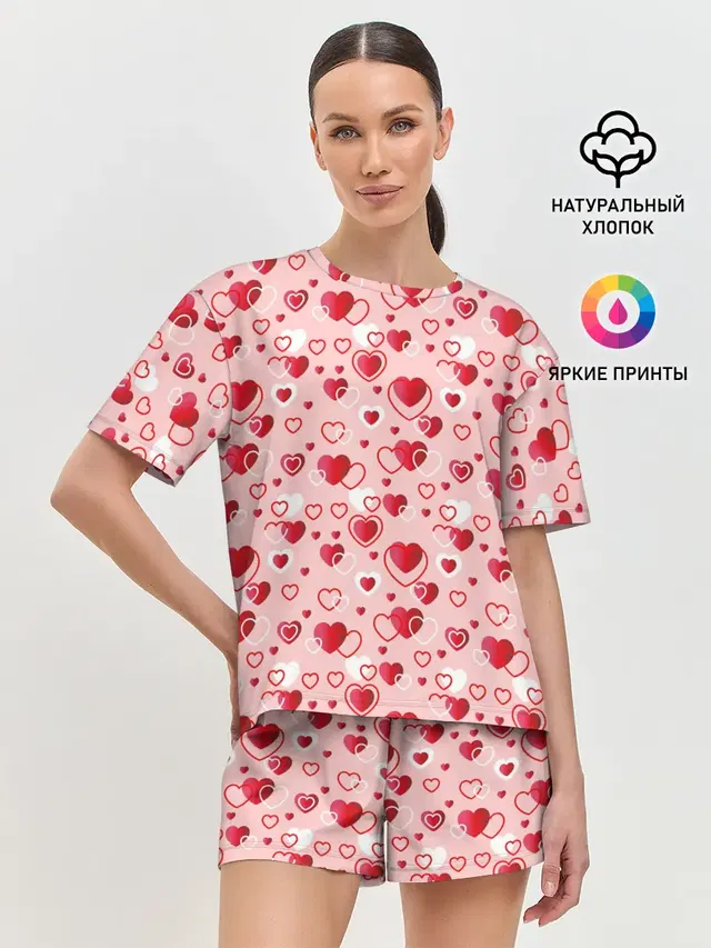 Женская пижама с шортами
