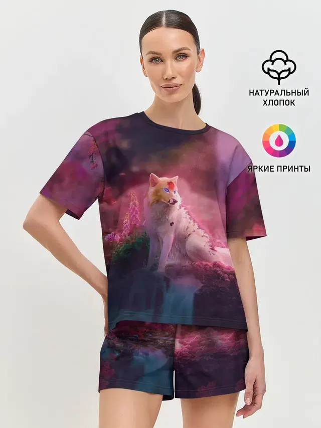 Женская пижама с шортами