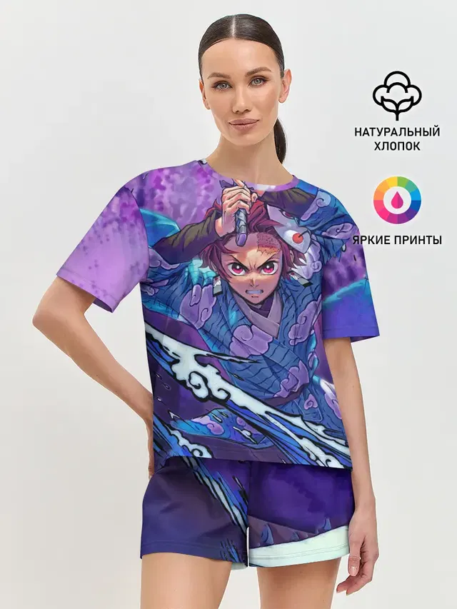 Женская пижама с шортами