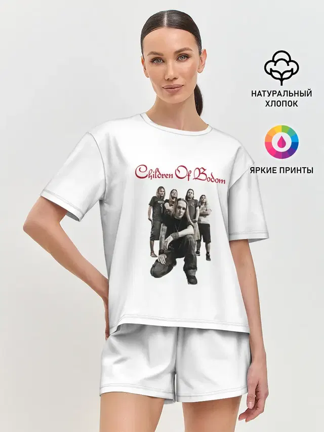 Женская пижама с шортами