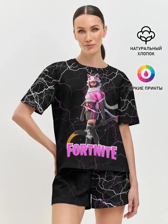 Женская пижама с шортами