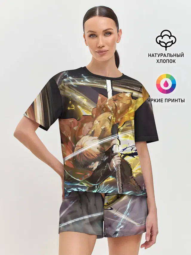 Женская пижама с шортами
