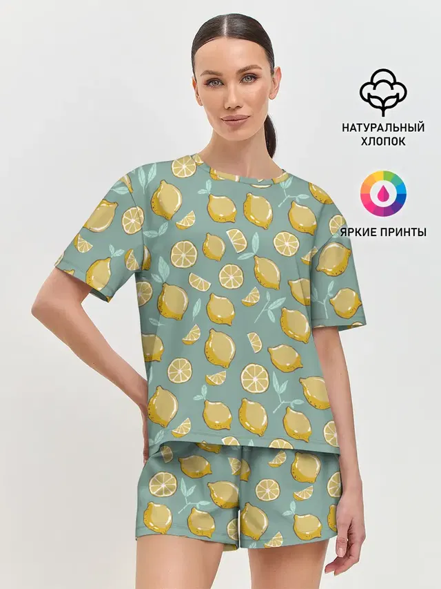 Женская пижама с шортами