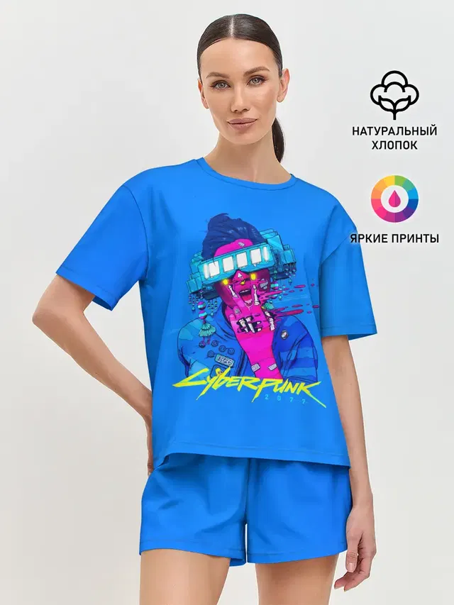 Женская пижама с шортами