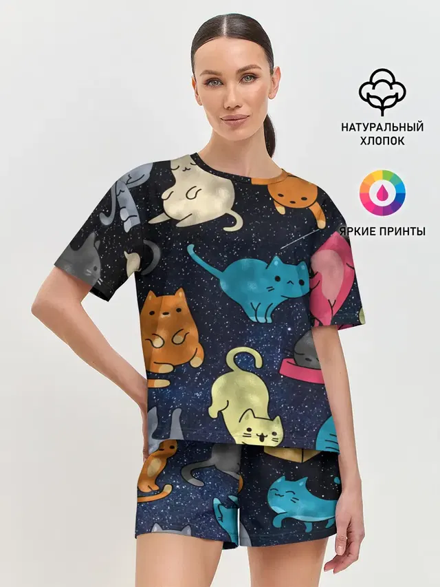 Женская пижама с шортами