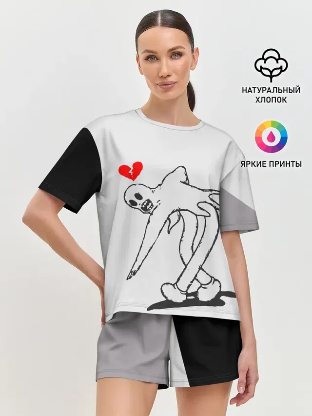 Женская пижама с шортами