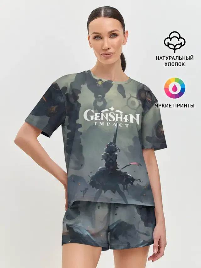 Женская пижама с шортами