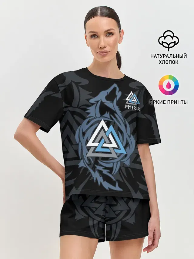 Женская пижама с шортами