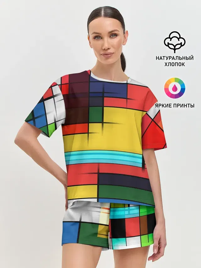 Женская пижама с шортами