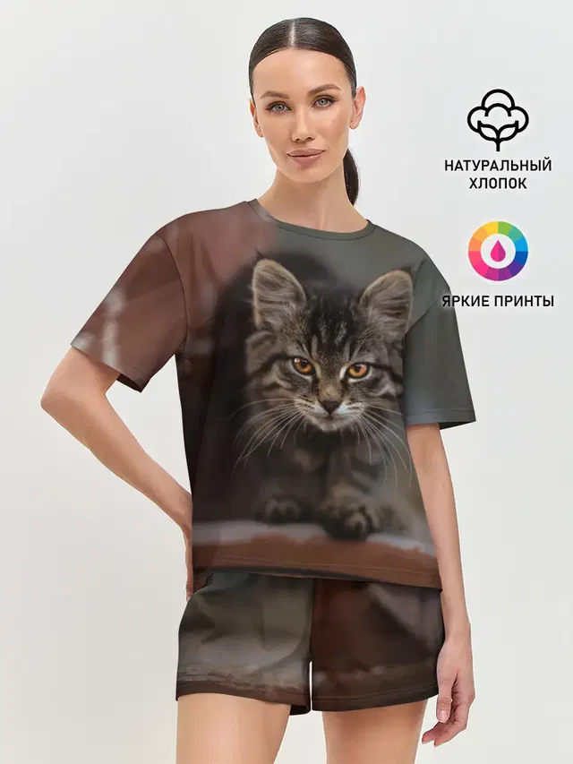 Женская пижама с шортами
