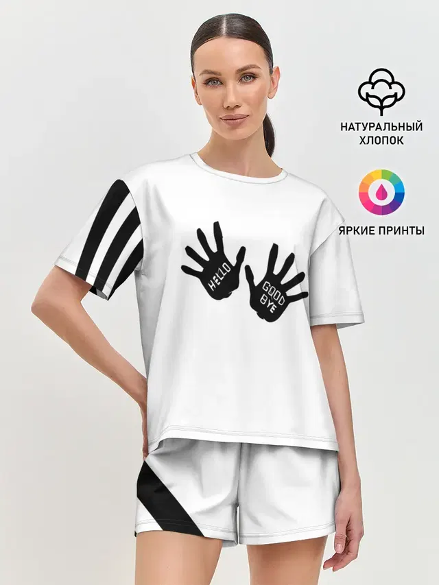 Женская пижама с шортами