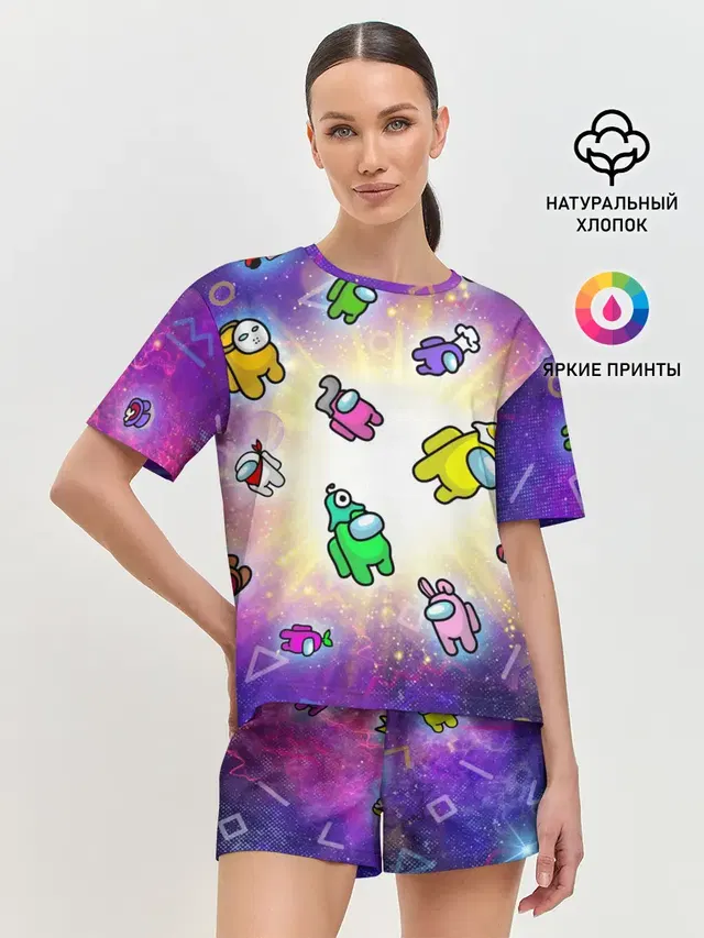 Женская пижама с шортами