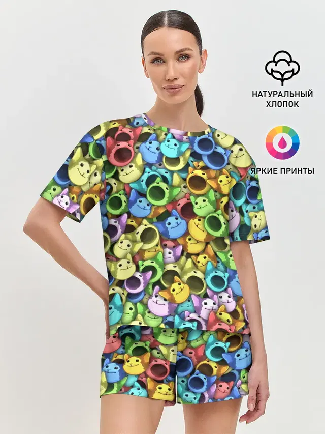Женская пижама с шортами