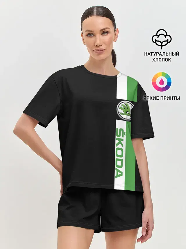 Женская пижама с шортами