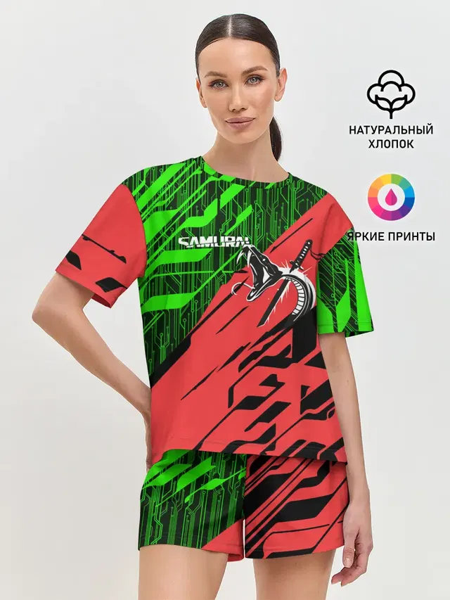 Женская пижама с шортами