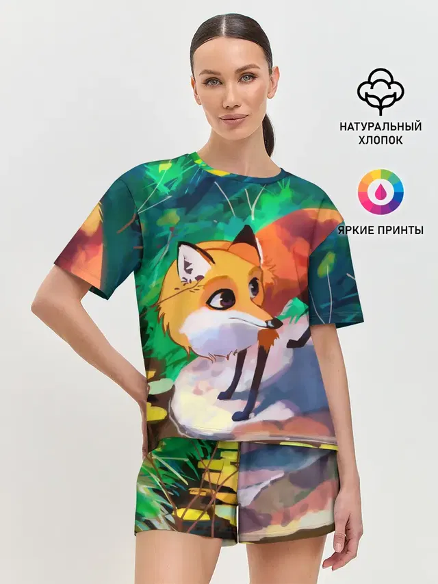 Женская пижама с шортами