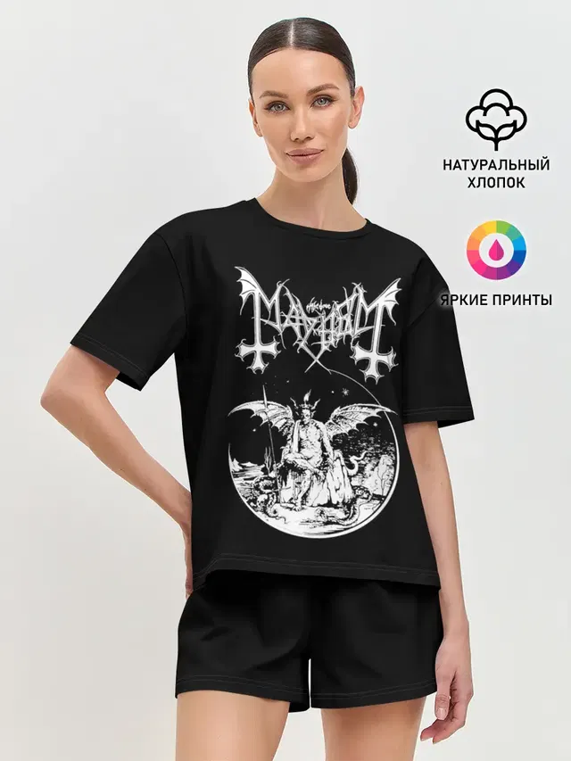 Женская пижама с шортами