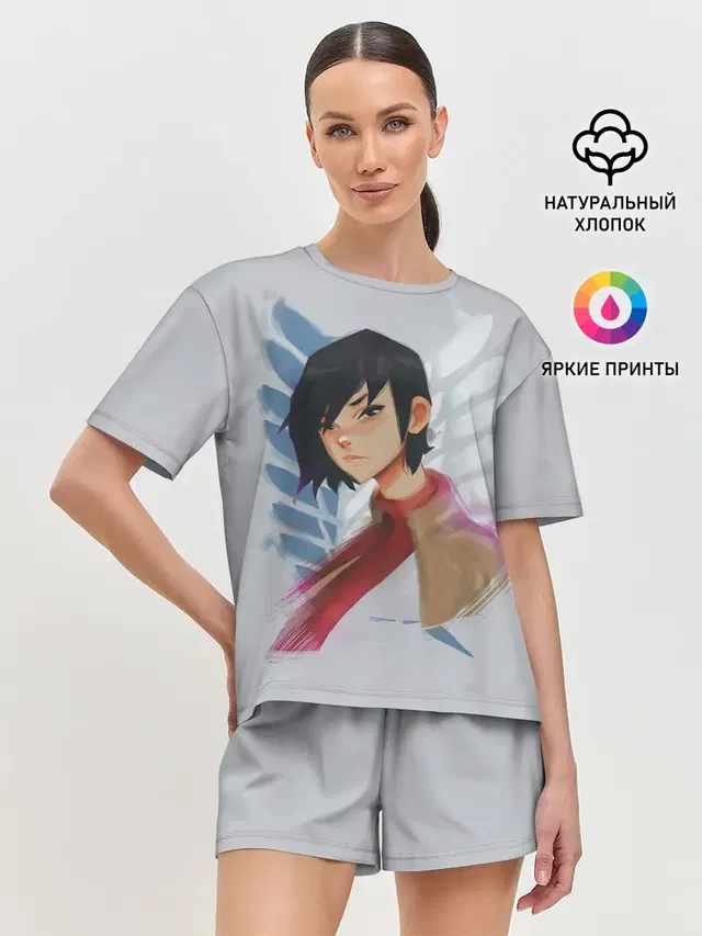 Женская пижама с шортами