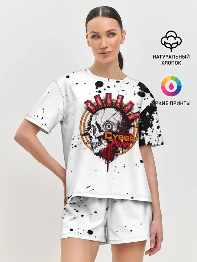 Женская пижама с шортами