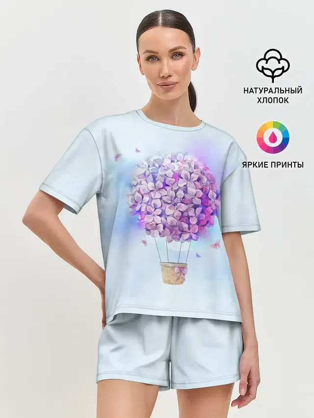 Женская пижама с шортами