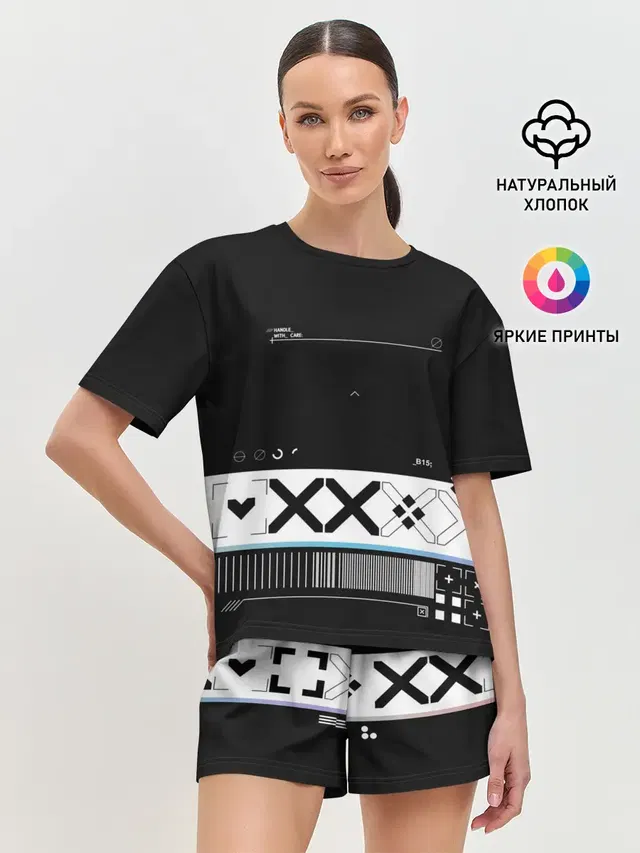 Женская пижама с шортами