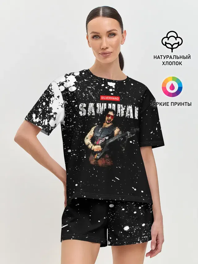 Женская пижама с шортами