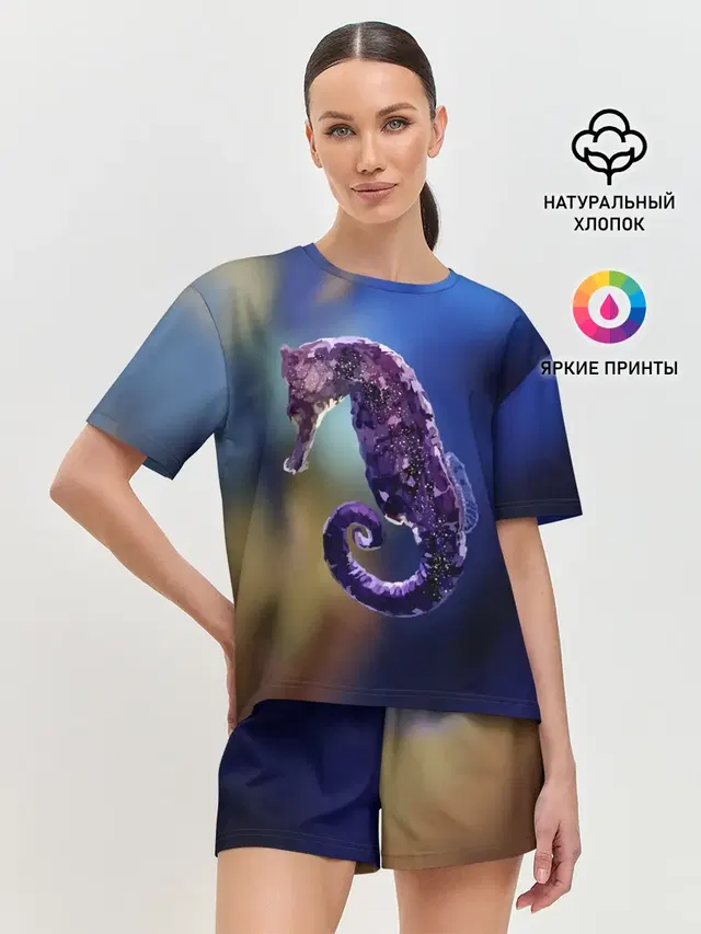 Женская пижама с шортами