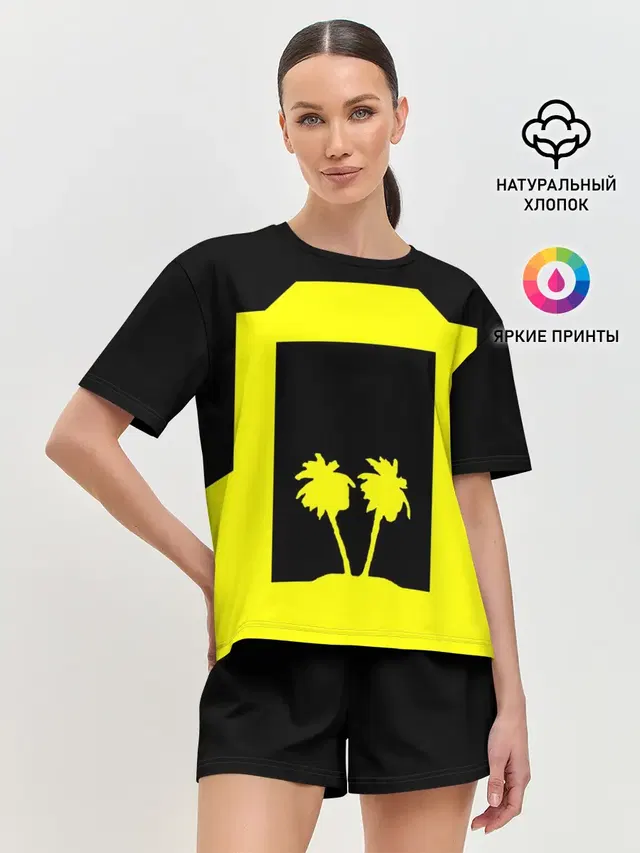 Женская пижама с шортами