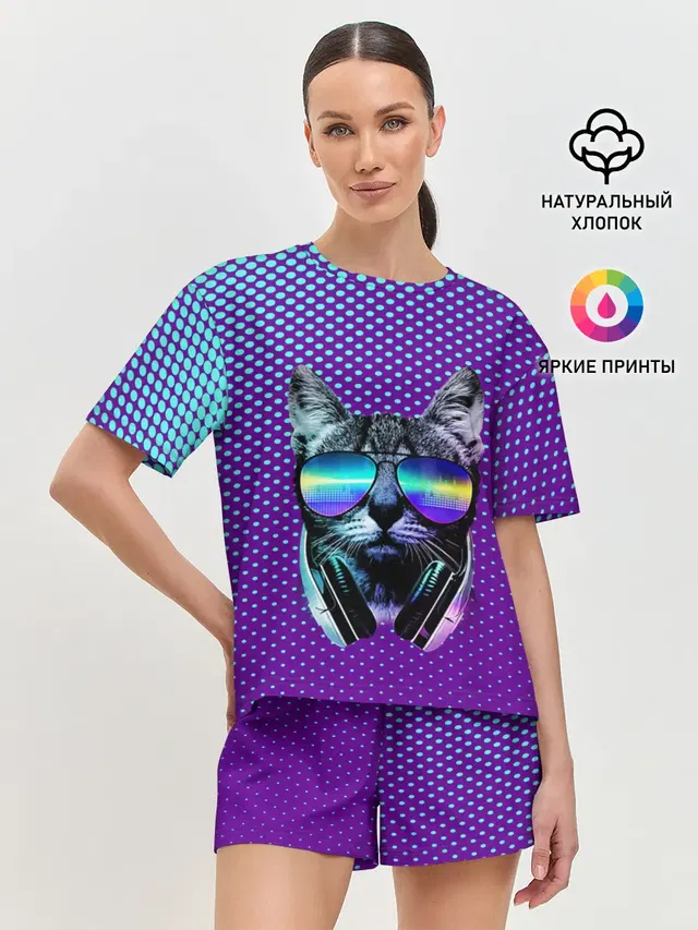 Женская пижама с шортами