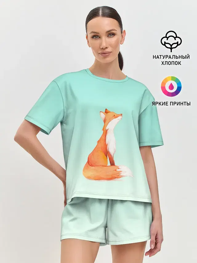 Женская пижама с шортами