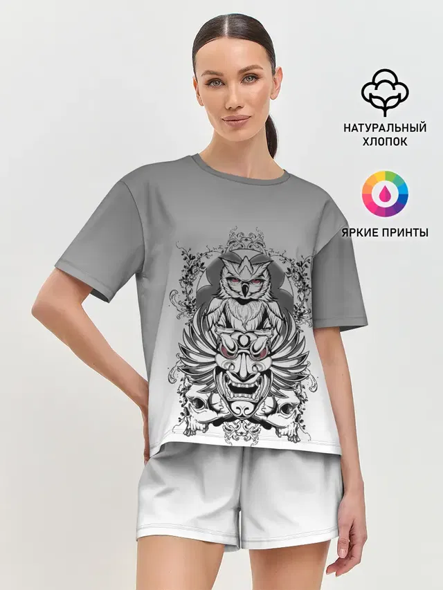 Женская пижама с шортами