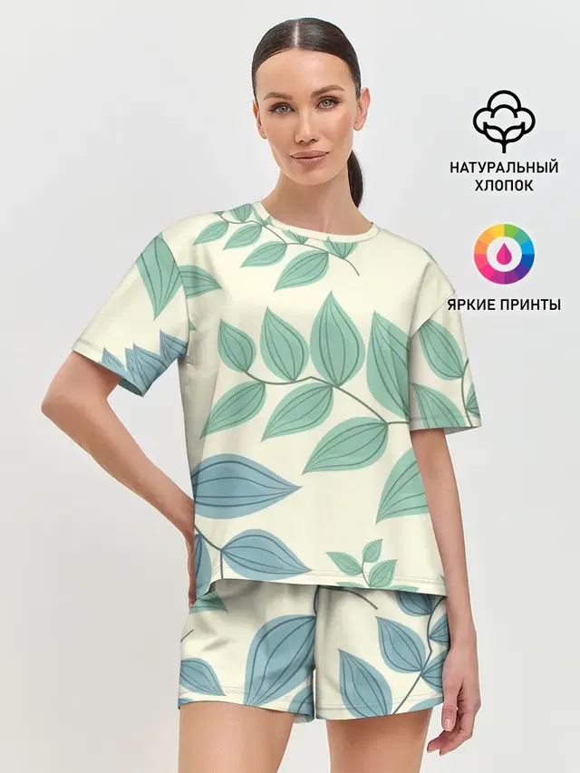 Женская пижама с шортами