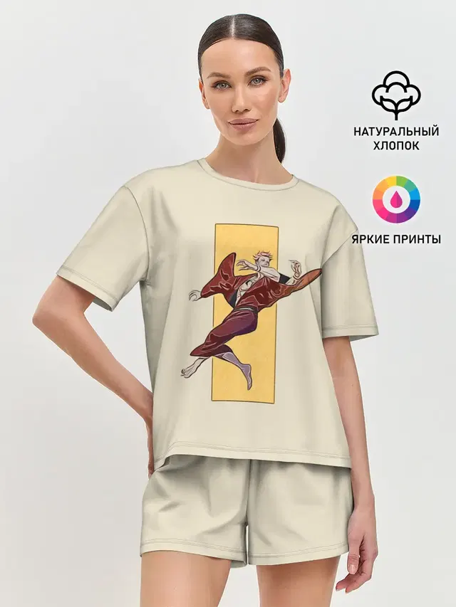 Женская пижама с шортами