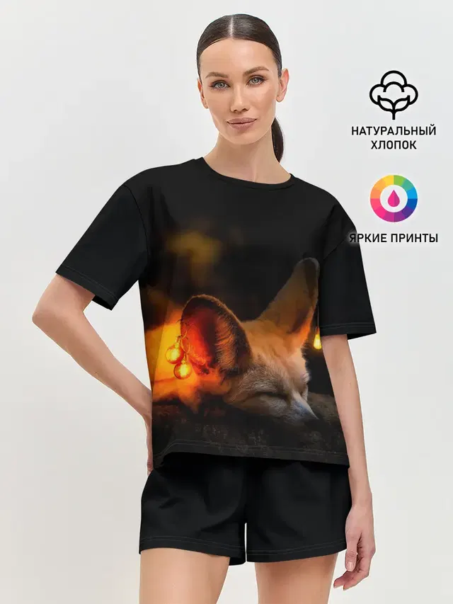 Женская пижама с шортами