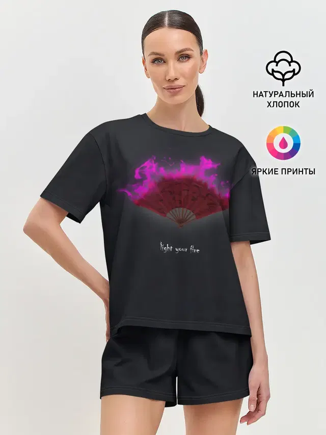 Женская пижама с шортами