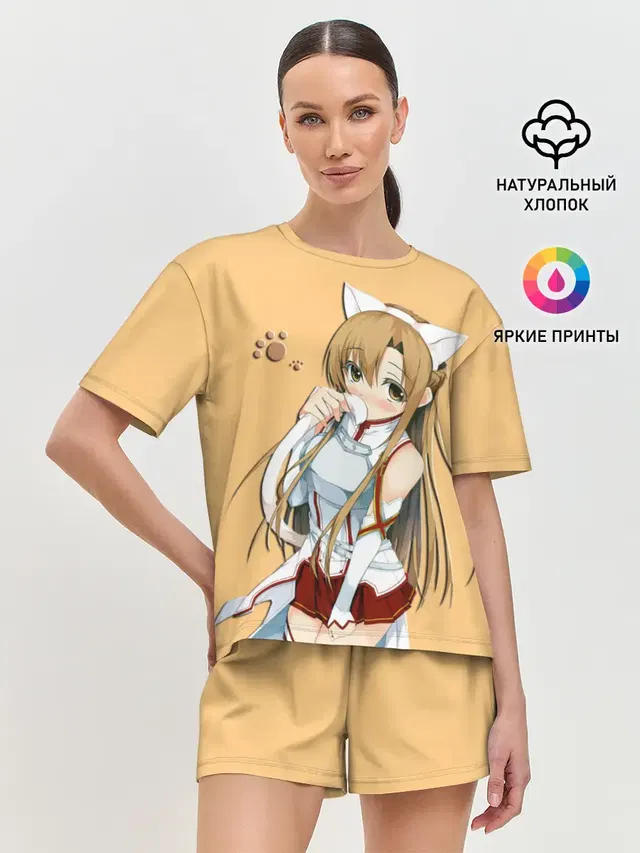 Женская пижама с шортами