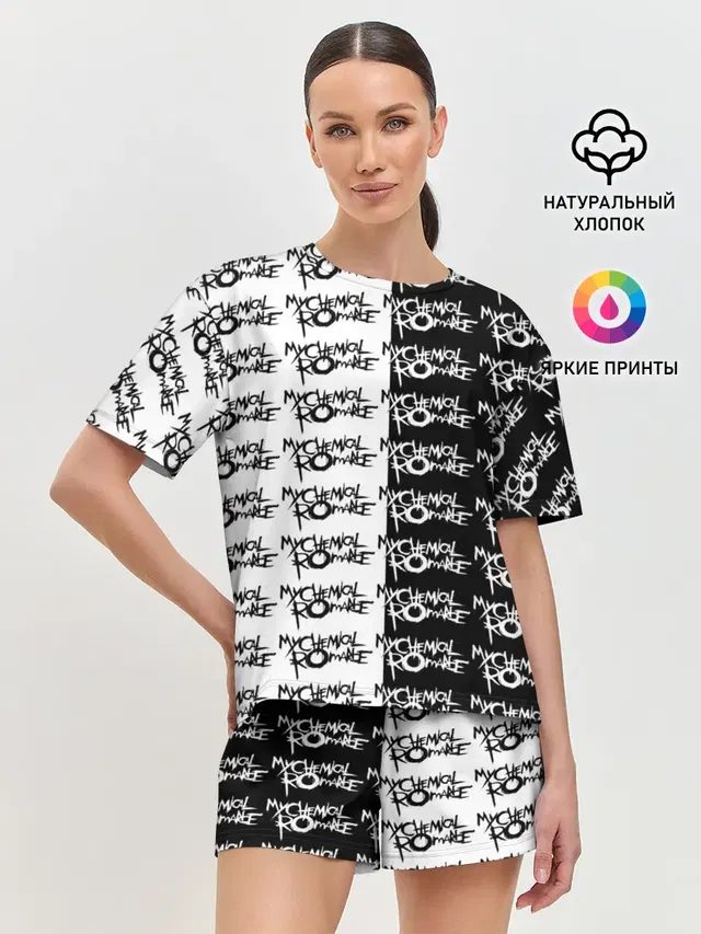 Женская пижама с шортами