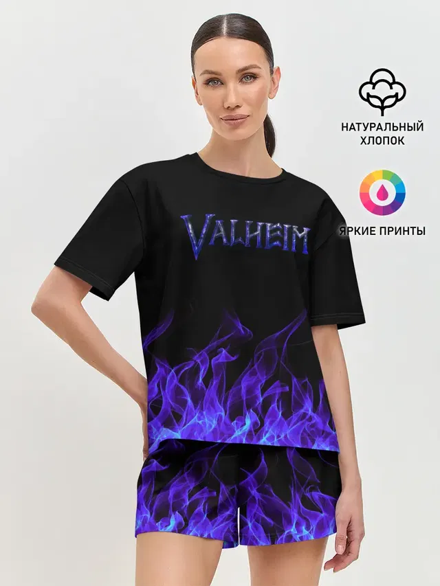 Женская пижама с шортами