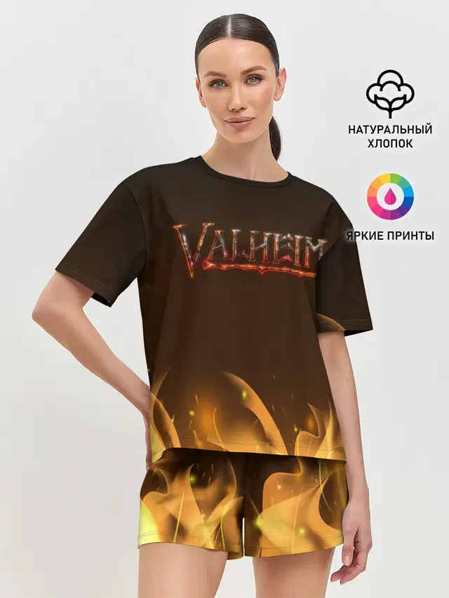 Женская пижама с шортами